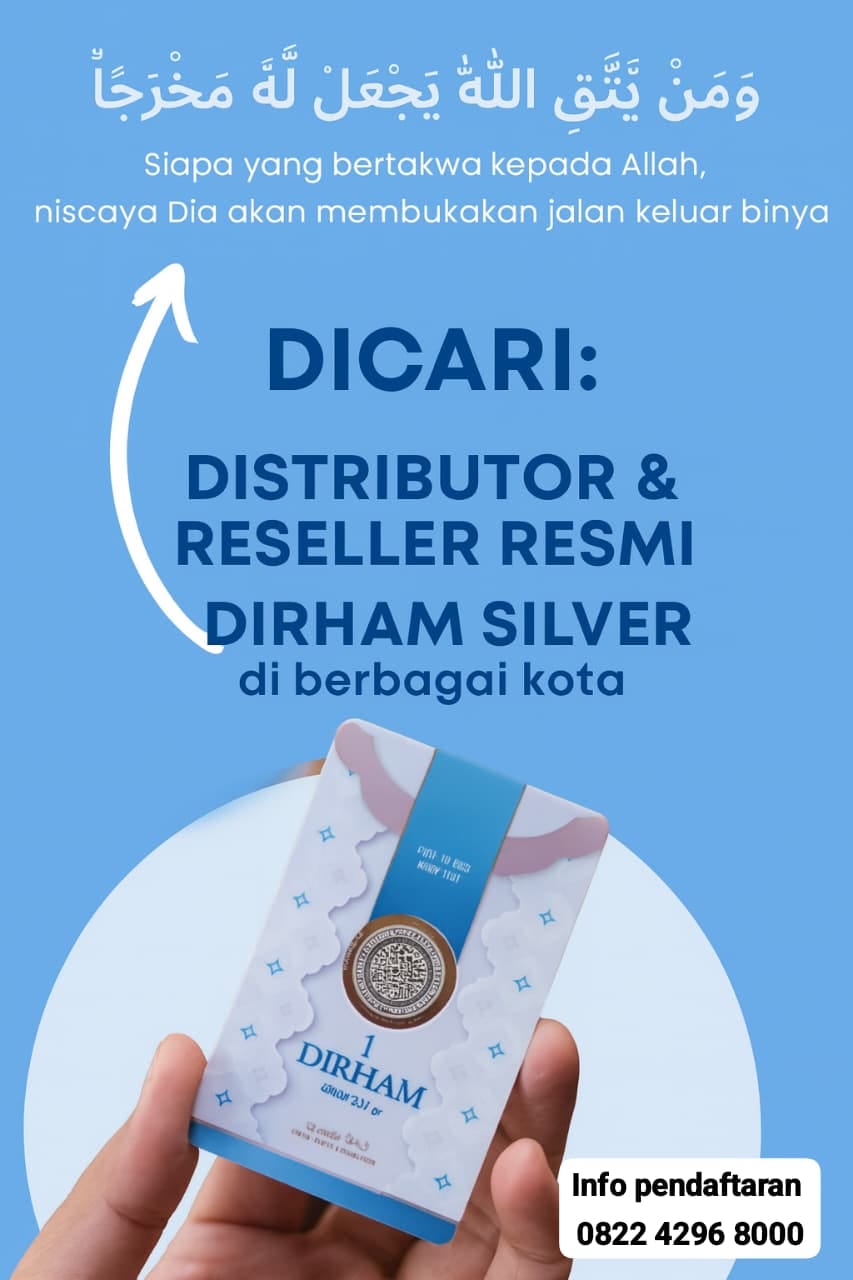Peluang distributor dan reseller Dirham Silver